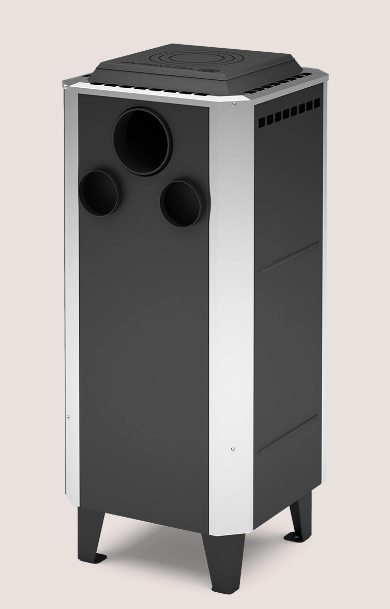 Отопительная печь Вертикаль металлика - Теплодар